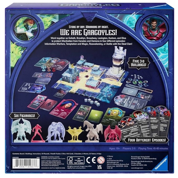New Ravensburger Disney Gargoyles Awakening Game - Picture 3 of 10